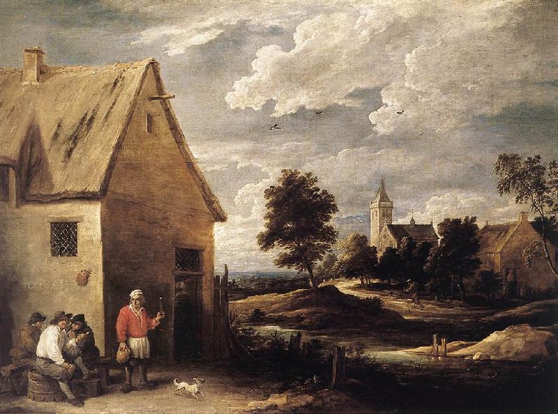 TENIERS, David the Younger Village Scene ut oil painting picture